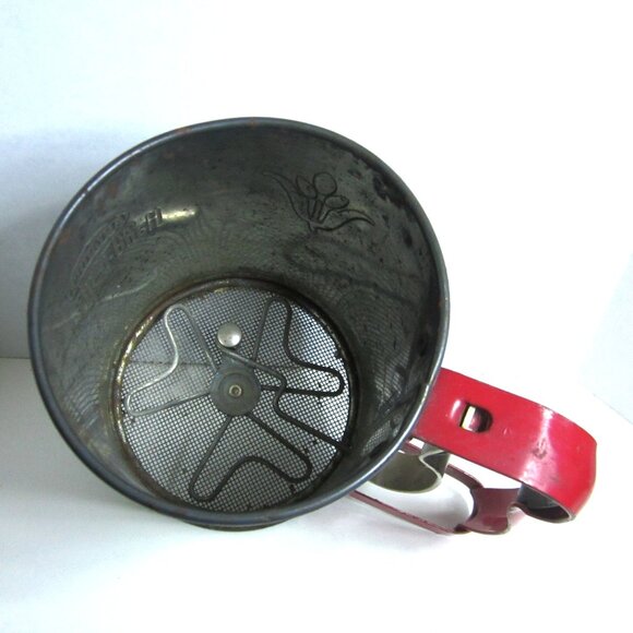 Mid-Century Baking Charm Androck Sifter 1940s Recipe Book Set Vintage Kitchen - Picture 7 of 13